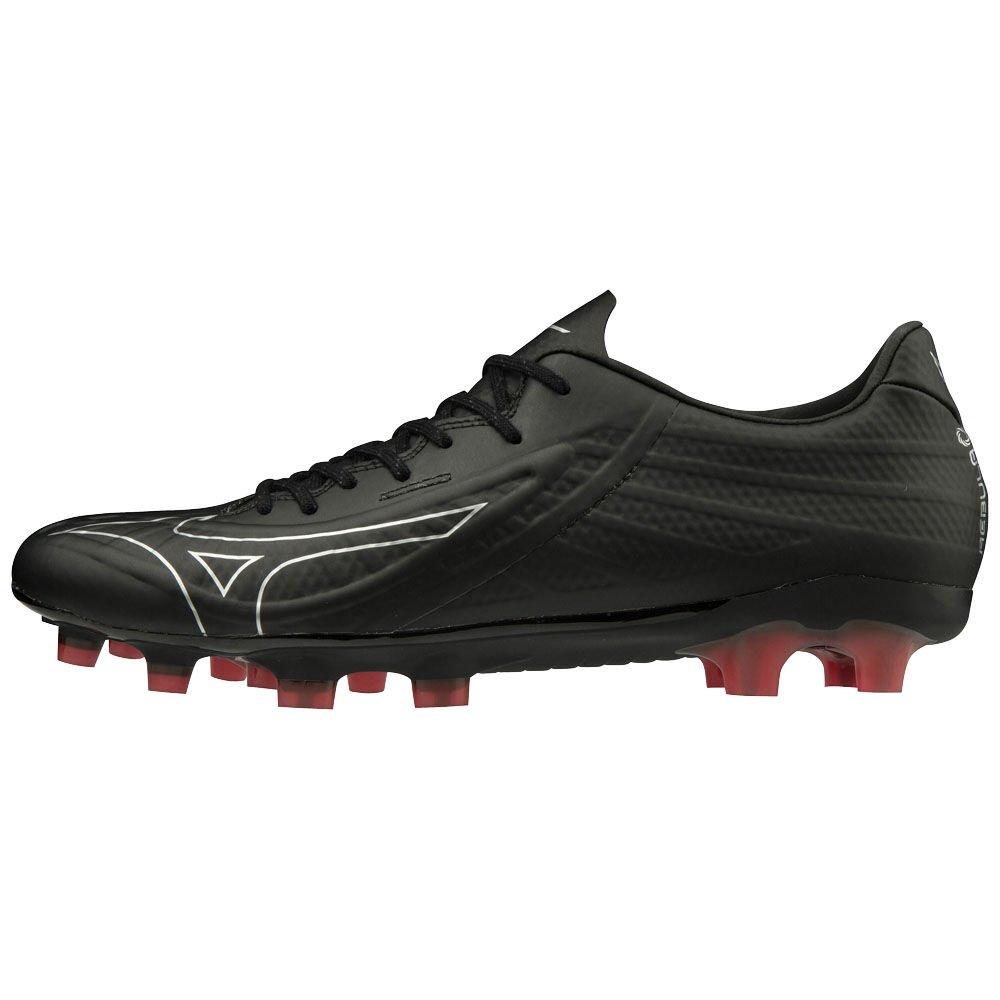 Men's Mizuno Football Boots Black/Silver REBULA 3 PRO Shoes - P1GA196404